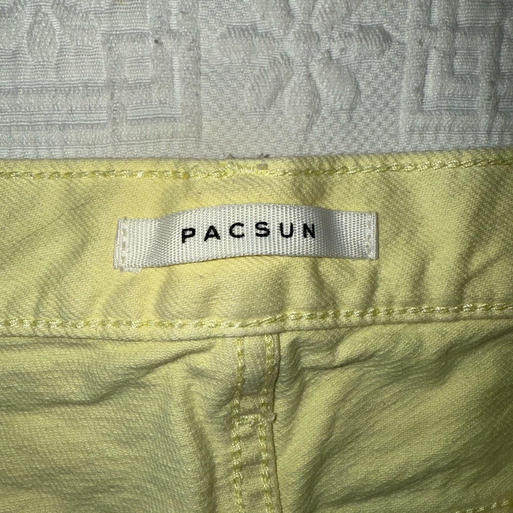 Yellow Straight-Leg Pants - Picture 4 of 8